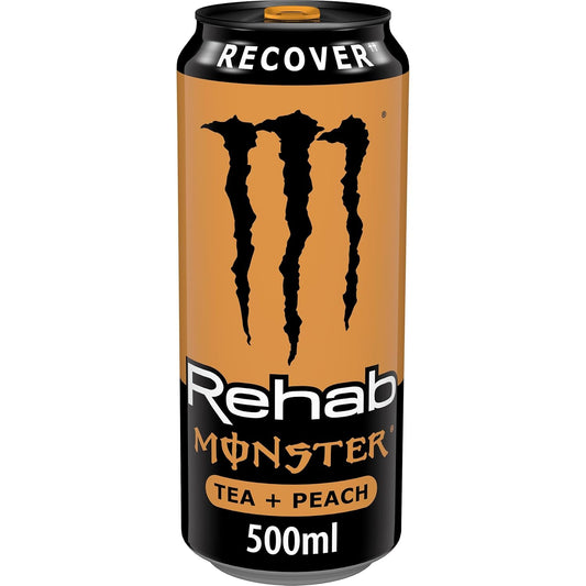 MONSTER REHAB PEACH FLAVOURED + TEA 500 ML
