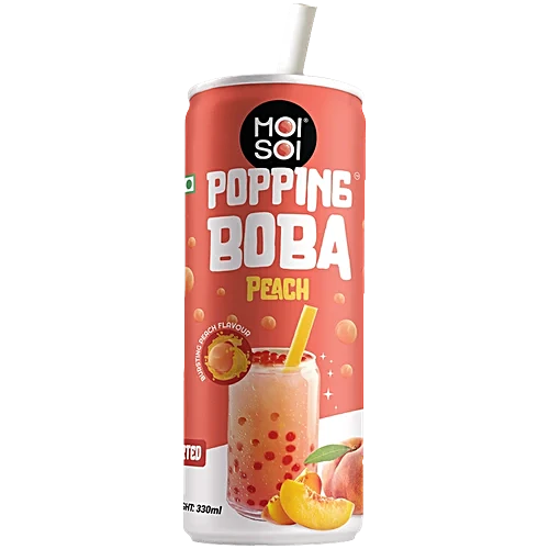 Moi Soi Popping Boba Peach 330 ml