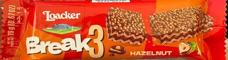 LOACKER BREAK 3 HAZELNUT 19 GM