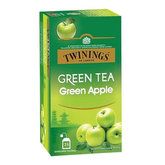 TWININGS GREEN TEA GREEN APPLE 50GM