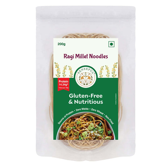 SENSEFUL RAGI MILLET NOODLES GLUTEN FREE 200GM