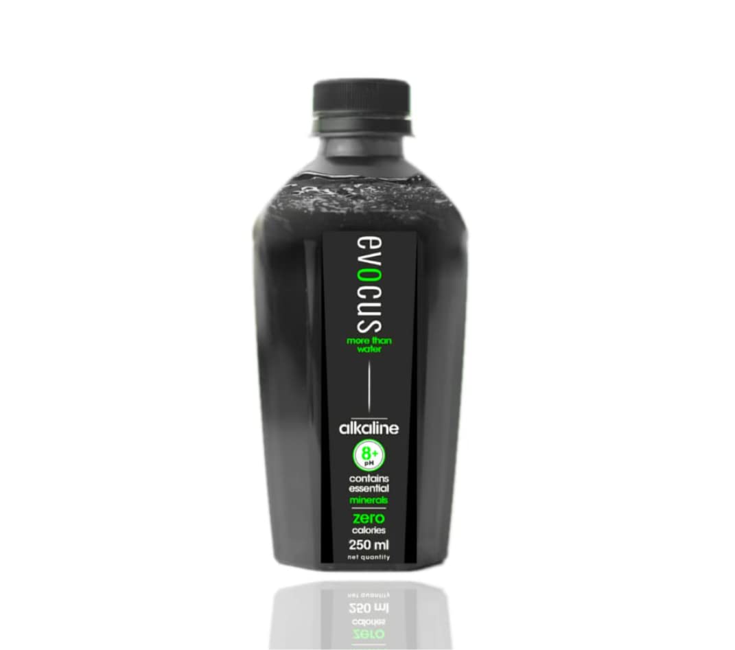 EVOCUS ALKALINE BLACK WATER 250ML