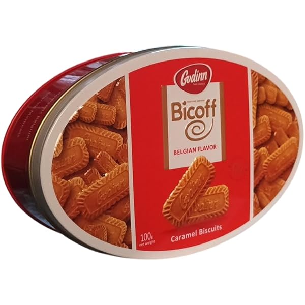 GODINN BICOFF BELGIAN FLAVOR CARAMEL BISCUITS 100 GM