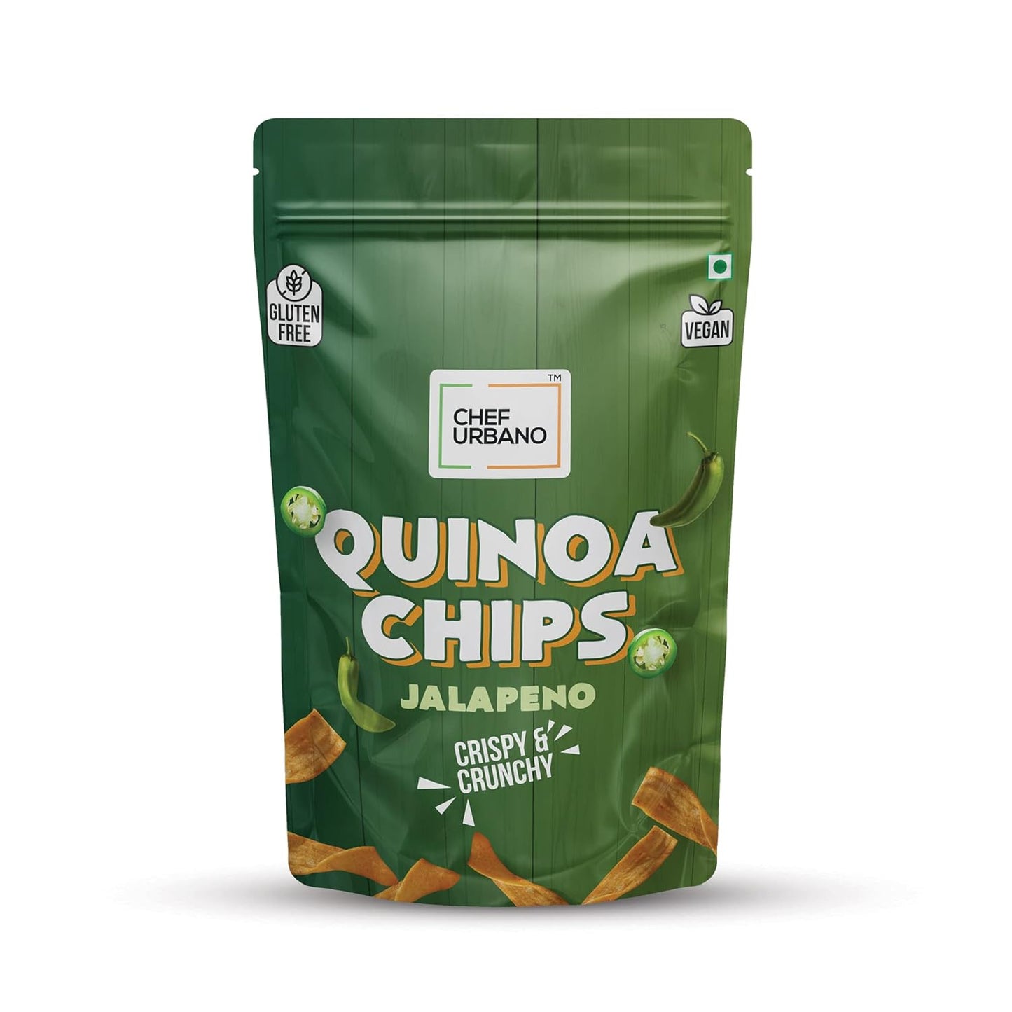 CHEF URBANO QUINOA JALAPENO CHIPS 75GM