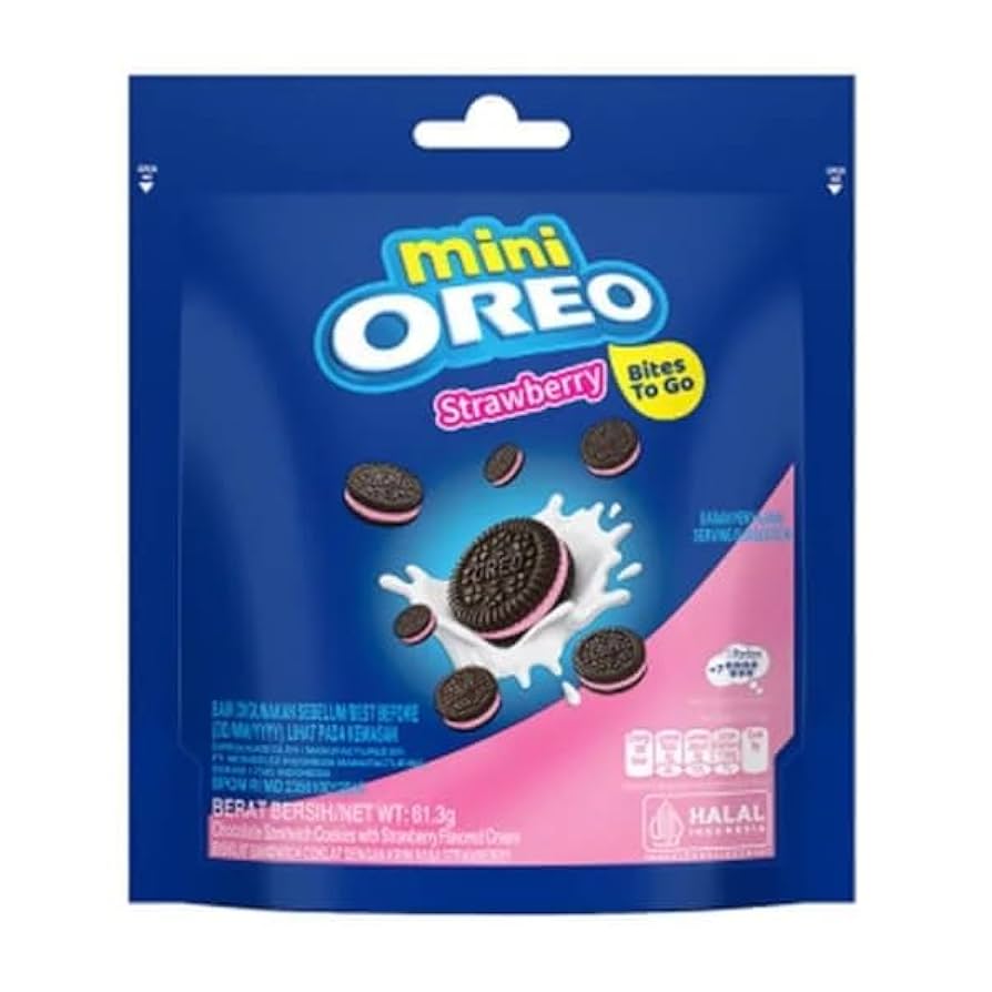 MINI OREO STRABERRY PACKET61.3 GM
