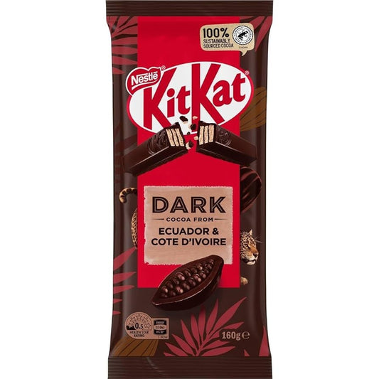 KITKAT DARK ECUADOR AND COTE DIVOIRE 160 GM