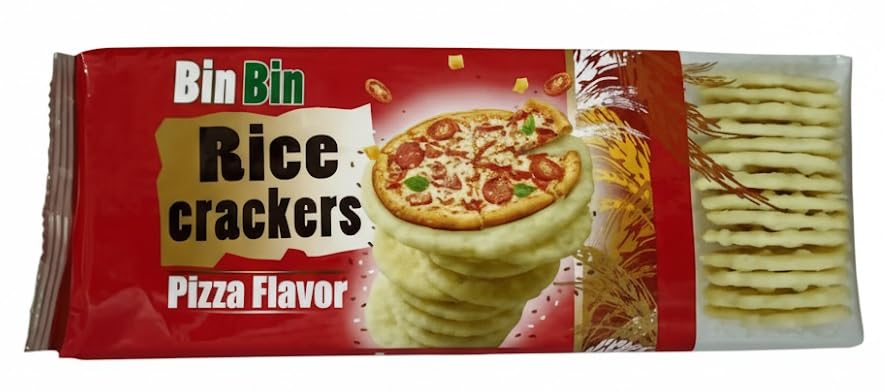 Bin Bin Rice Crackers Pizza Flavour 100 gm