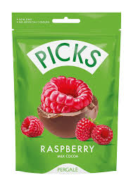 Pergale Picks Raspberry Milk cocoa 90 gm