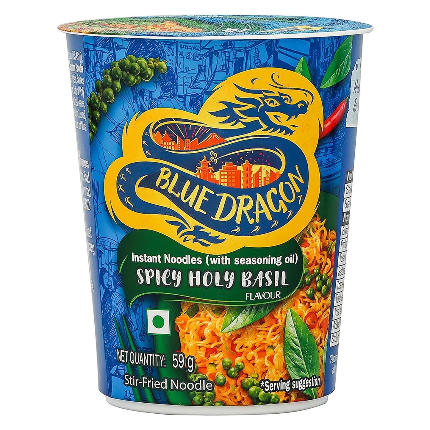 Blue Dragon Spicy Holy Basil Cup noodles
