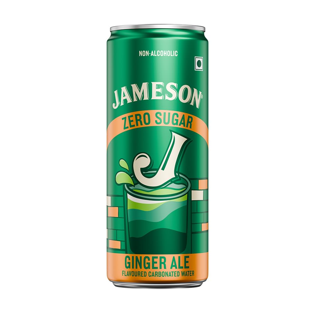 JAMESON GINGER ALE ZERO SUGAR FLAVOURED CARBONATED WATER 250ML