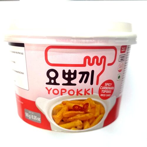 Yopokki Spicy Carbonara Topokki 180 gm