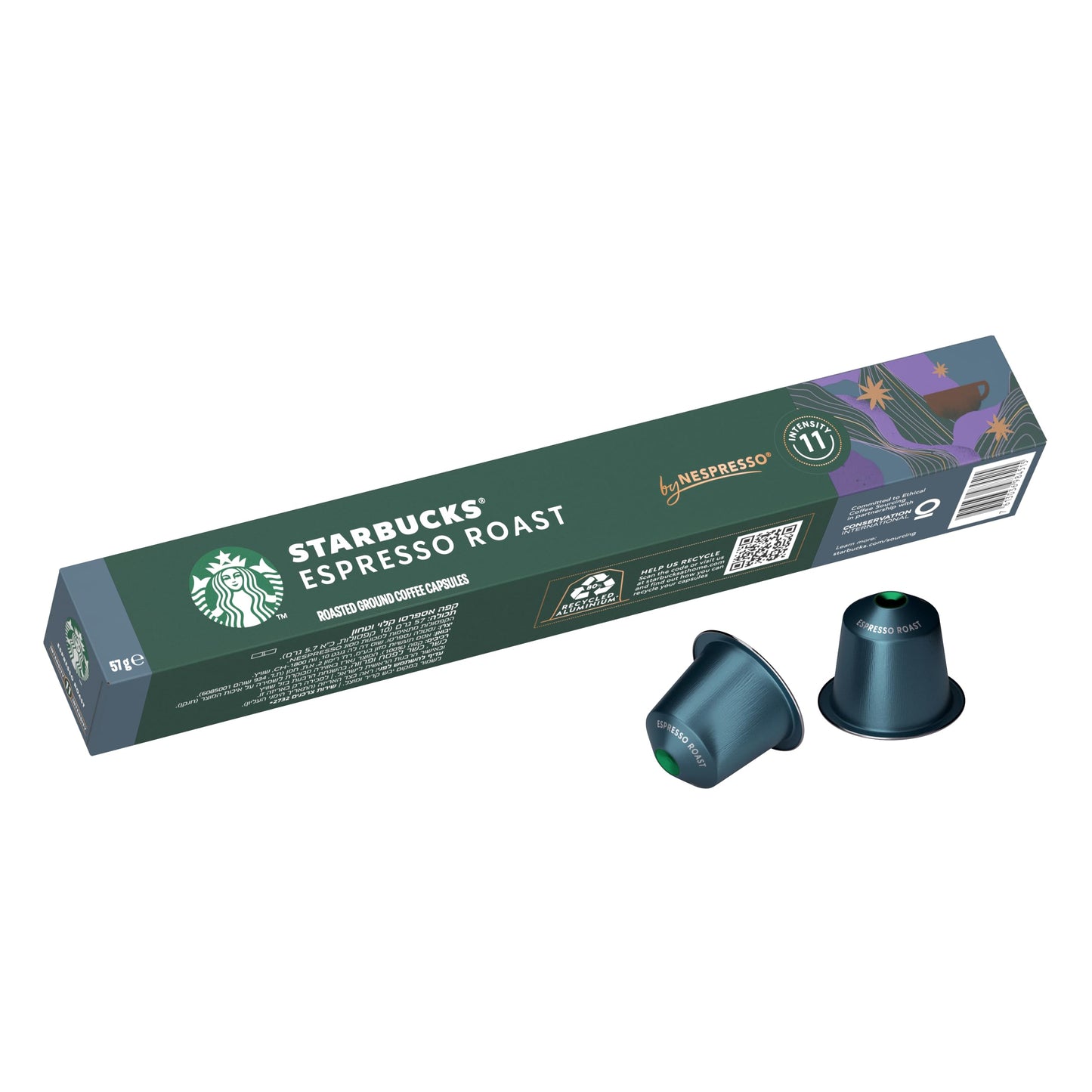 STARBUCKS ESPRESSO ROAST BY NESPRESSO 6 BY NESPRESSO