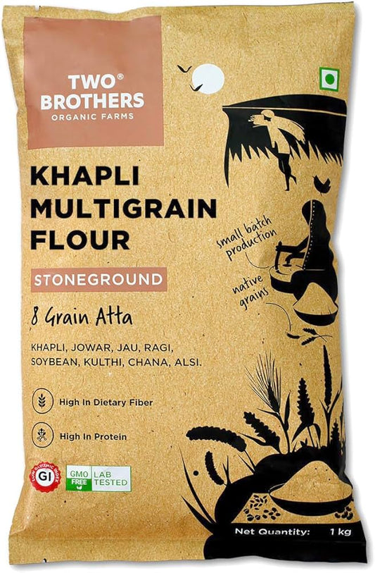 Two Brothers Khapli Multigrain Atta 1 kg
