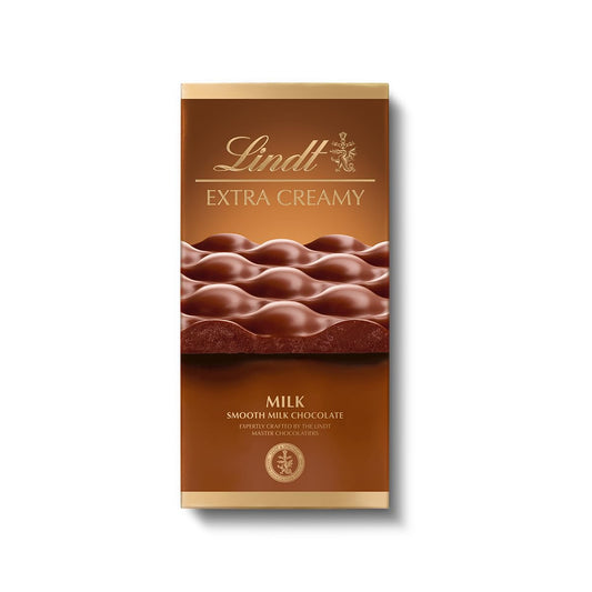 LINDT EXTRA CREAMY MILK SMOOTH CHOCOLATE 80 GM