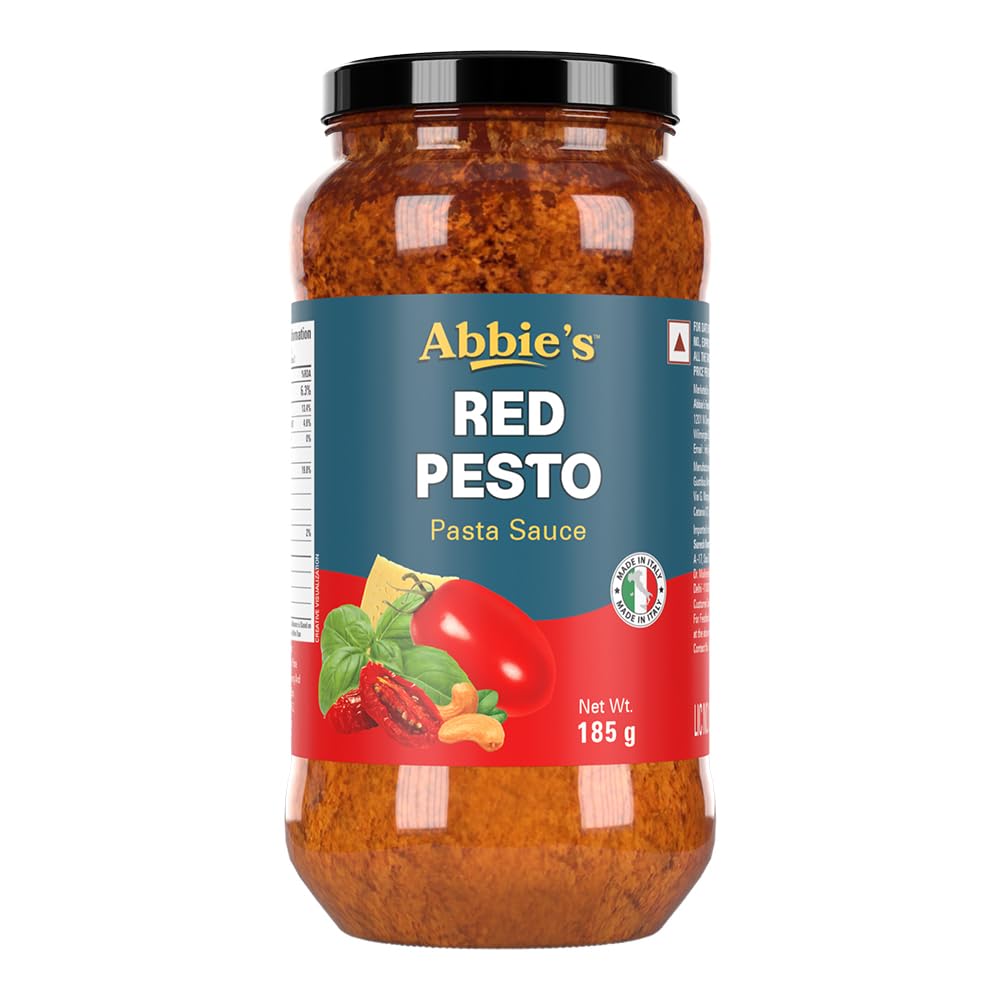 ABBIES RED PESTO PASTA SAUCE 185 GM