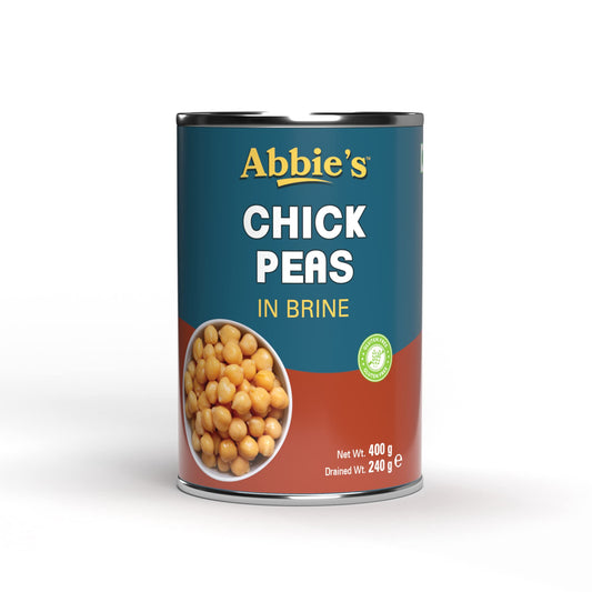 ABBIES CANNED CHICK PEAS IN BRINE 400 GM
