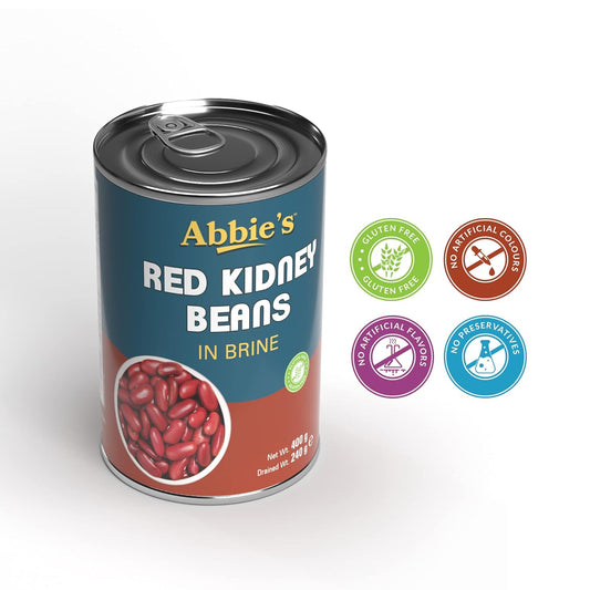 ABBIES RED KIDNEY BEANS IN BRINE 400 GM