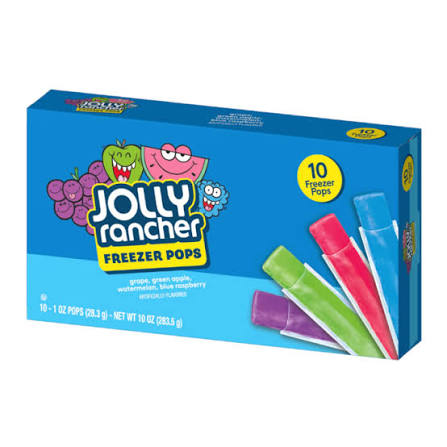 JOLLY RANCHER 10 FREEZER POPS 283.5 GM