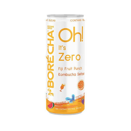 BORECHA ICE TEA FIJI FRUIT PUNCH KOMBUCHA SELTZER 330 ML