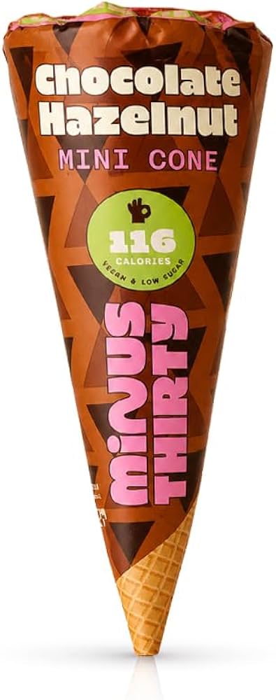 MINUS 30 CHOCOLATE HAZELNUT MINI CONE 50 GM