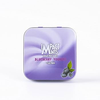 IMPACT MINTS SUGAR FREE BLUBERRY YOGHURT 14 GM