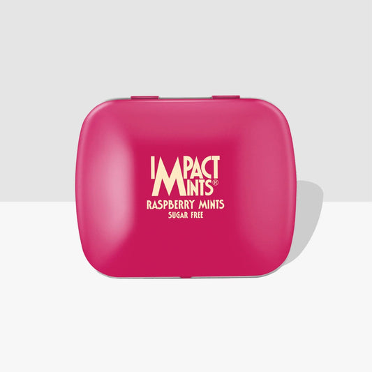 IMPACT MINTS SUGAR FREE RASPBERRY MINTS 14 GM