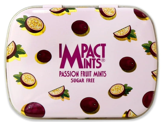 IMPACT MINTS SUGAR FREE PASSION FRUIT MINTS 14 GM