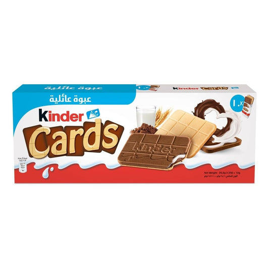 KINDER CARDS BIG 10X 25.6GM 256 GM