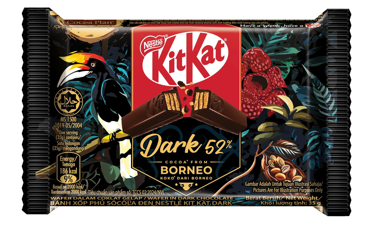 KIT KAT DARK 52 BORNEO 35GM