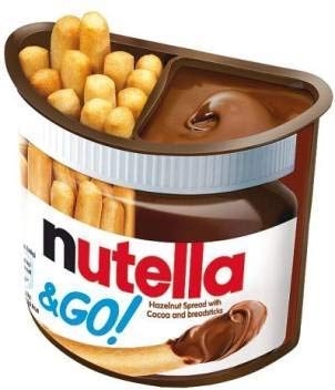 NUTELLA AND GO HAZELNUT SPREAD WITH COCOA AND BREADSTICKS 48GM