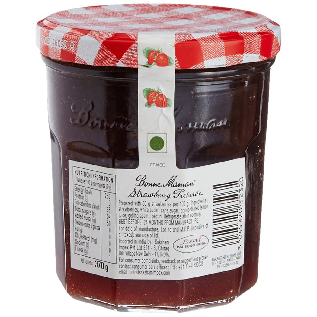 BONNE MAMAN Cherry Preserve 370g – TheStoreMalta