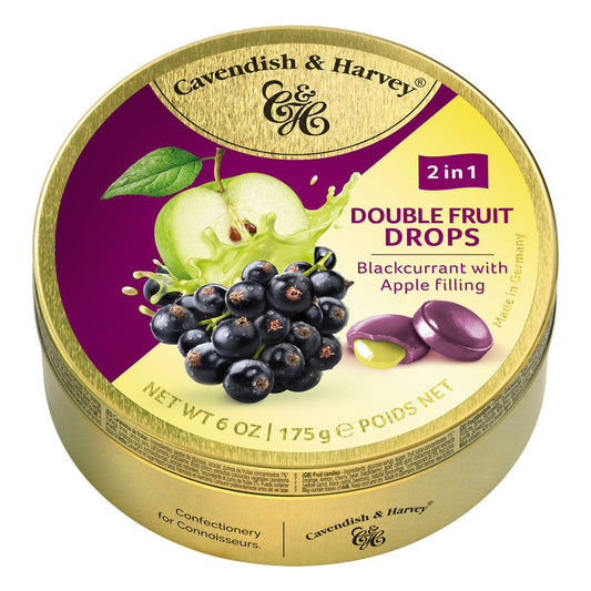 CAVENDISH HARVEY BLACKCURRANT WITH APPLE FILLING 175 GM