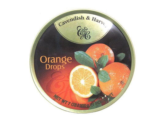 CAVENDISH HARVEY FRUITY ORANGE DROPS 200 GM