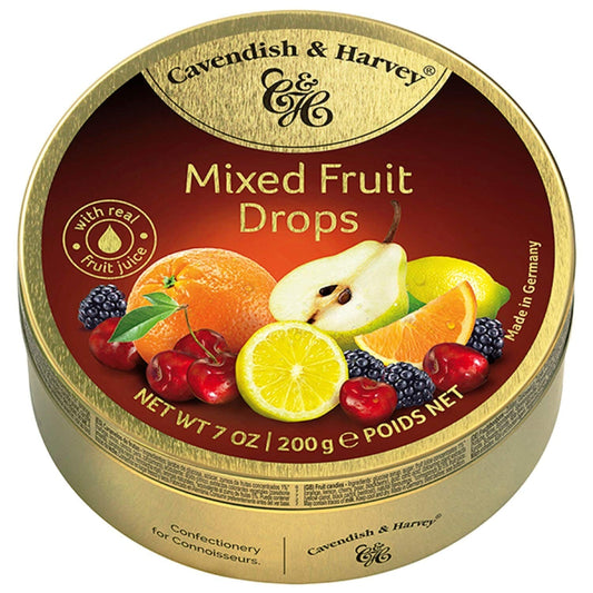 CAVENDISH HARVEY MIXED FRUIT DROPS 200GM