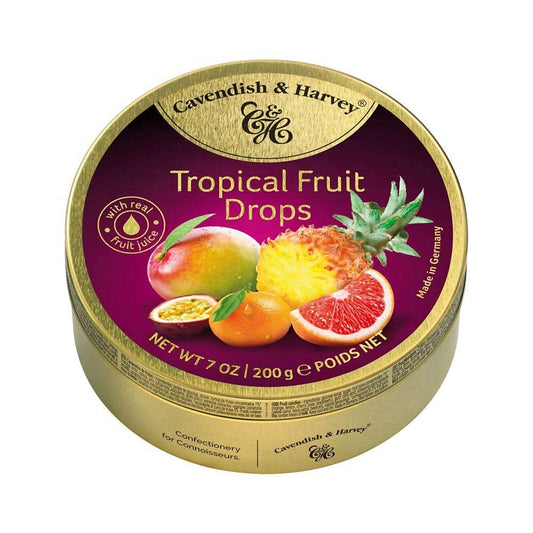 CAVENDISH HARVEY TROPICAL FRUIT DROPS 200 GM