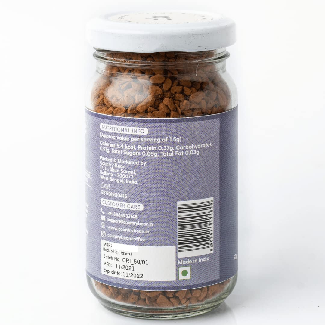 COUNTRY BEAN ORIGINAL INSTANT COFFEE 50GM