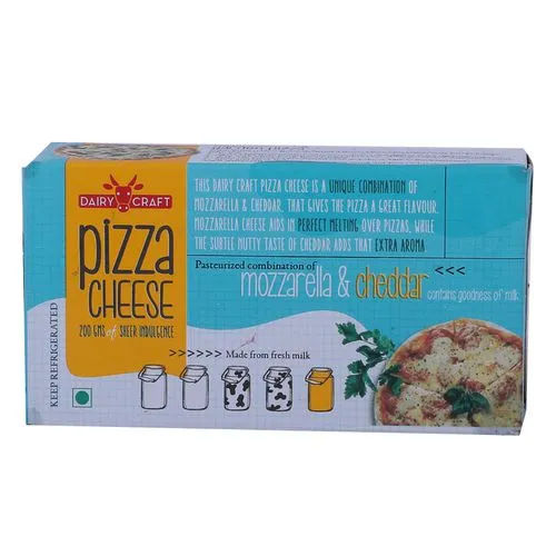 DAIRY CRAFT PIZZA CHEESE (MOZZARELLA AND CHEDDAR) 200GN