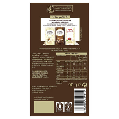 FERRERO HAZELNUT BAR 90GM