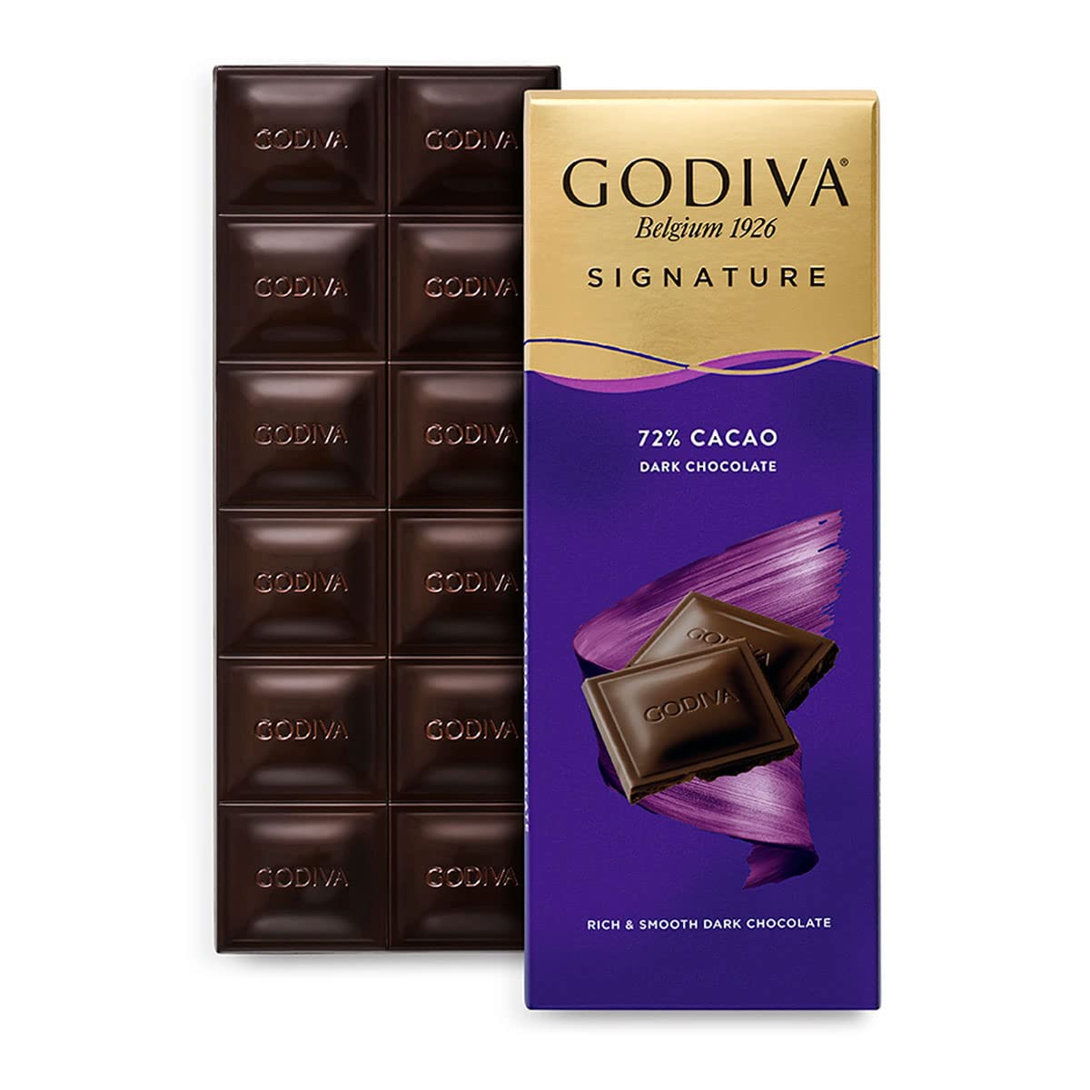 GODIVA 72 CACAO DARK CHOCOLATE 90G