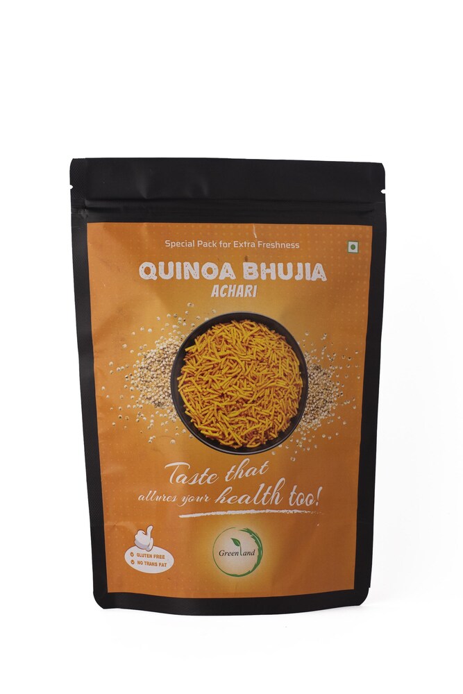 GREENLAND ACHARI QUINOA BHUJIA 140GM