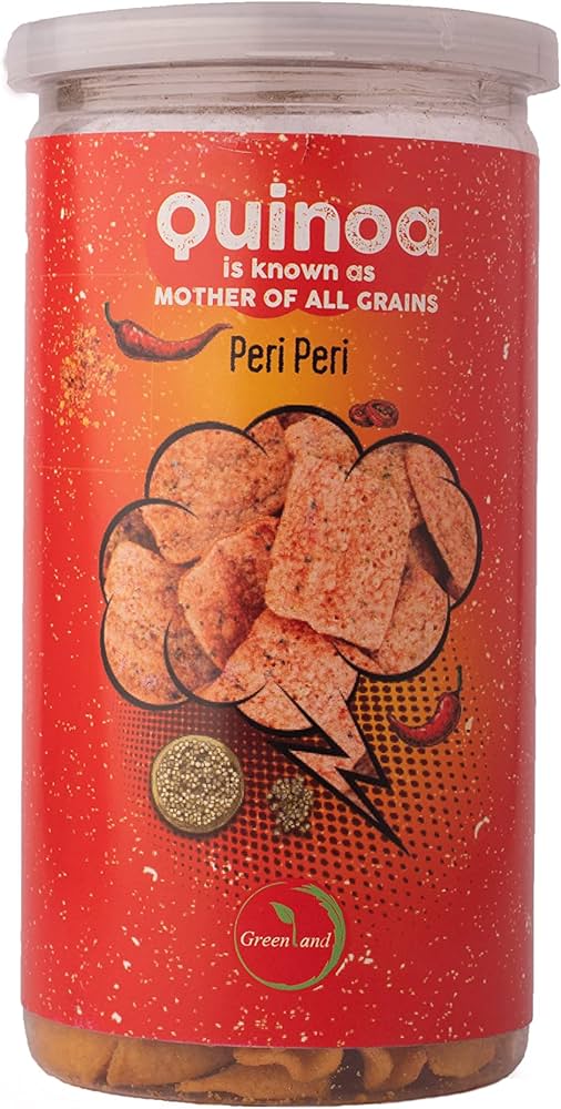 GREENLAND QUINOA PERI PERI CHIPS 135GM