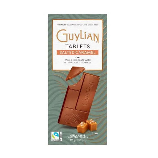 GUYLIAN TABLETS SALTED CARAMEL 100GM