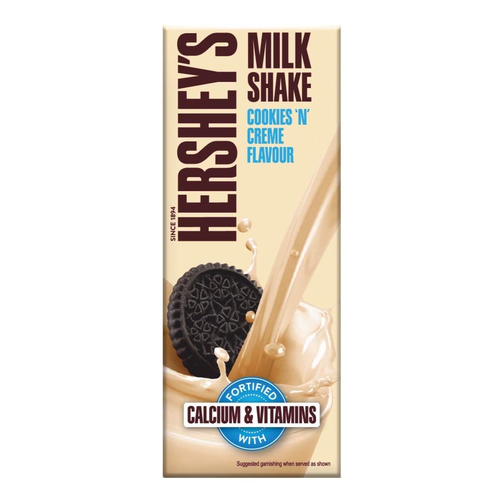 HERSHEYS MILK SHAKE COOKIES CREAM 180ML