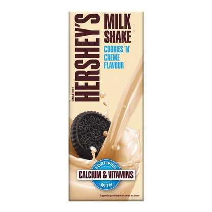 HERSHEYS MILK SHAKE COOKIES CREAM 180ML