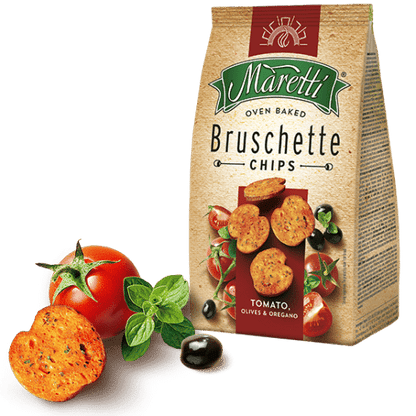 MARETTI BRUSCHETTE CHIPS TOMATO 70GM