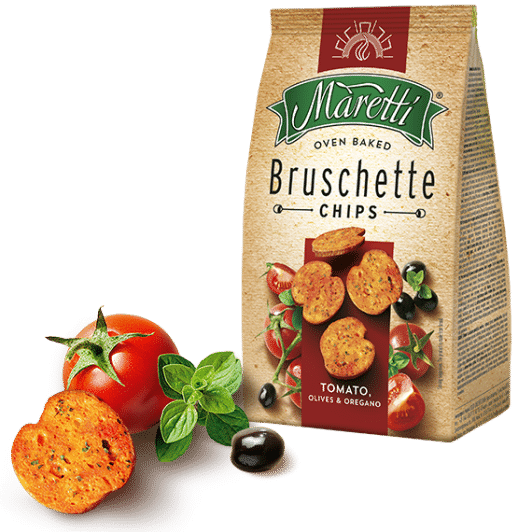 MARETTI BRUSCHETTE CHIPS TOMATO 70GM
