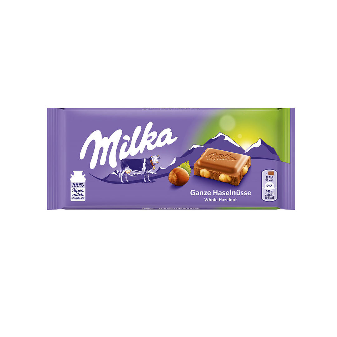 MILKA BROKEN HAZELNUT 100 GM