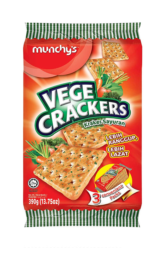 MUNCHYS VEG CRACKER 300GMS