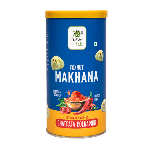 NEW TREE GLUTEN FREE FOXNUT MAKHANA CHATPATA KOLHAPURI 65GM