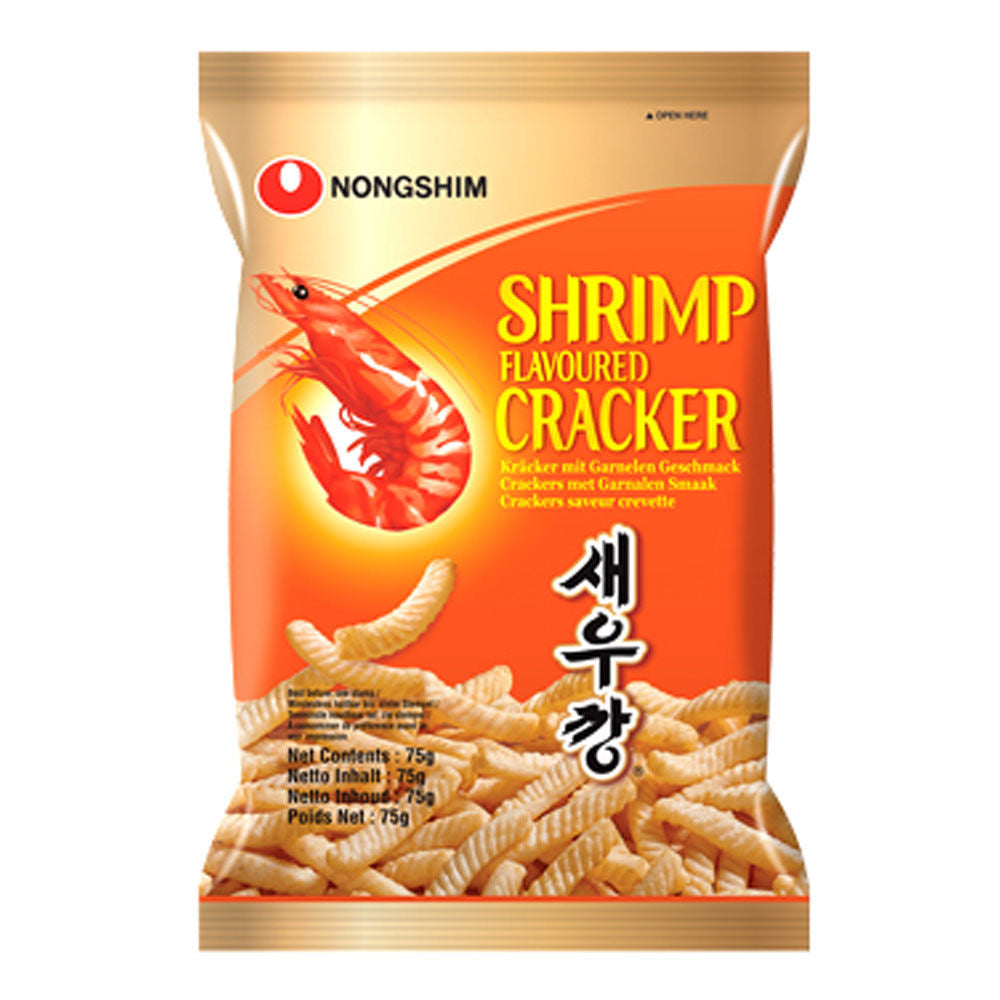 NONGSHIM SHRIMP FLAVOURED CRACKER 75 GM